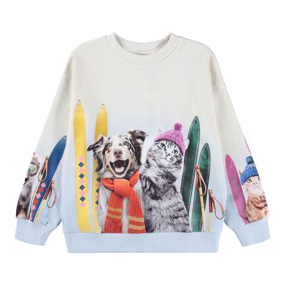 Molo Going Skiing Maxi Sweatshirt
