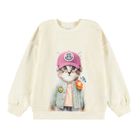 Molo Kitty Miauu Maxi Sweatshirt
