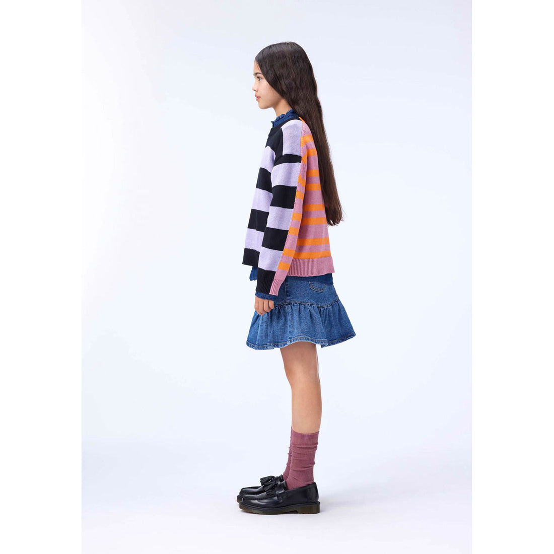 Molo Black Wide Stripe Gitty Sweater