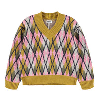 Molo Big Argyle Gwenda Sweater