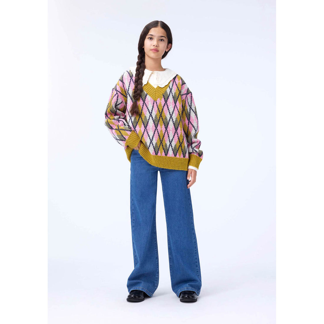 Molo Big Argyle Gwenda Sweater