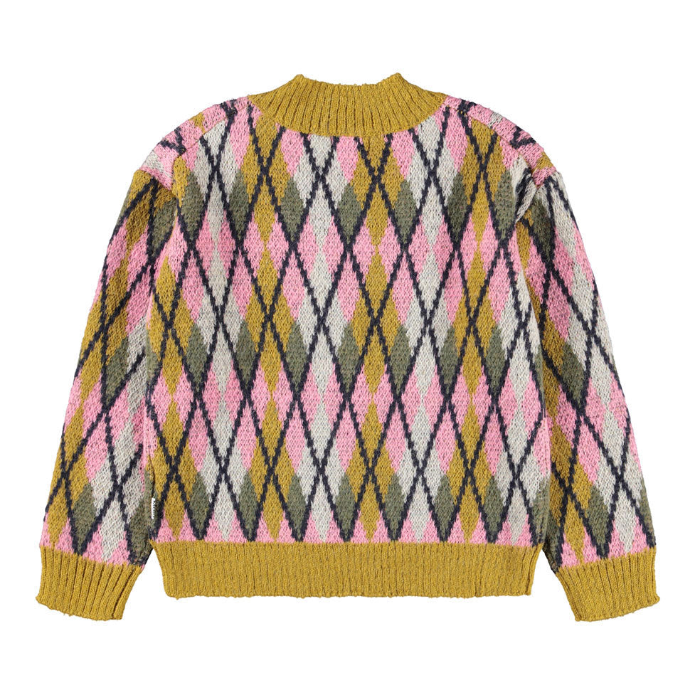 Molo Big Argyle Gwenda Sweater