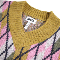 Molo Big Argyle Gwenda Sweater