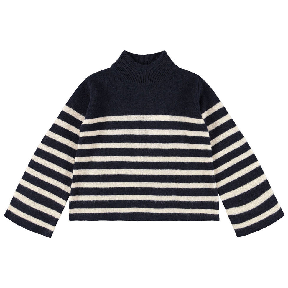 Molo Blue Cream Govina Sweater