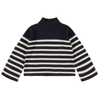 Molo Blue Cream Govina Sweater
