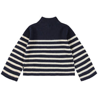 Molo Blue Cream Govina Sweater