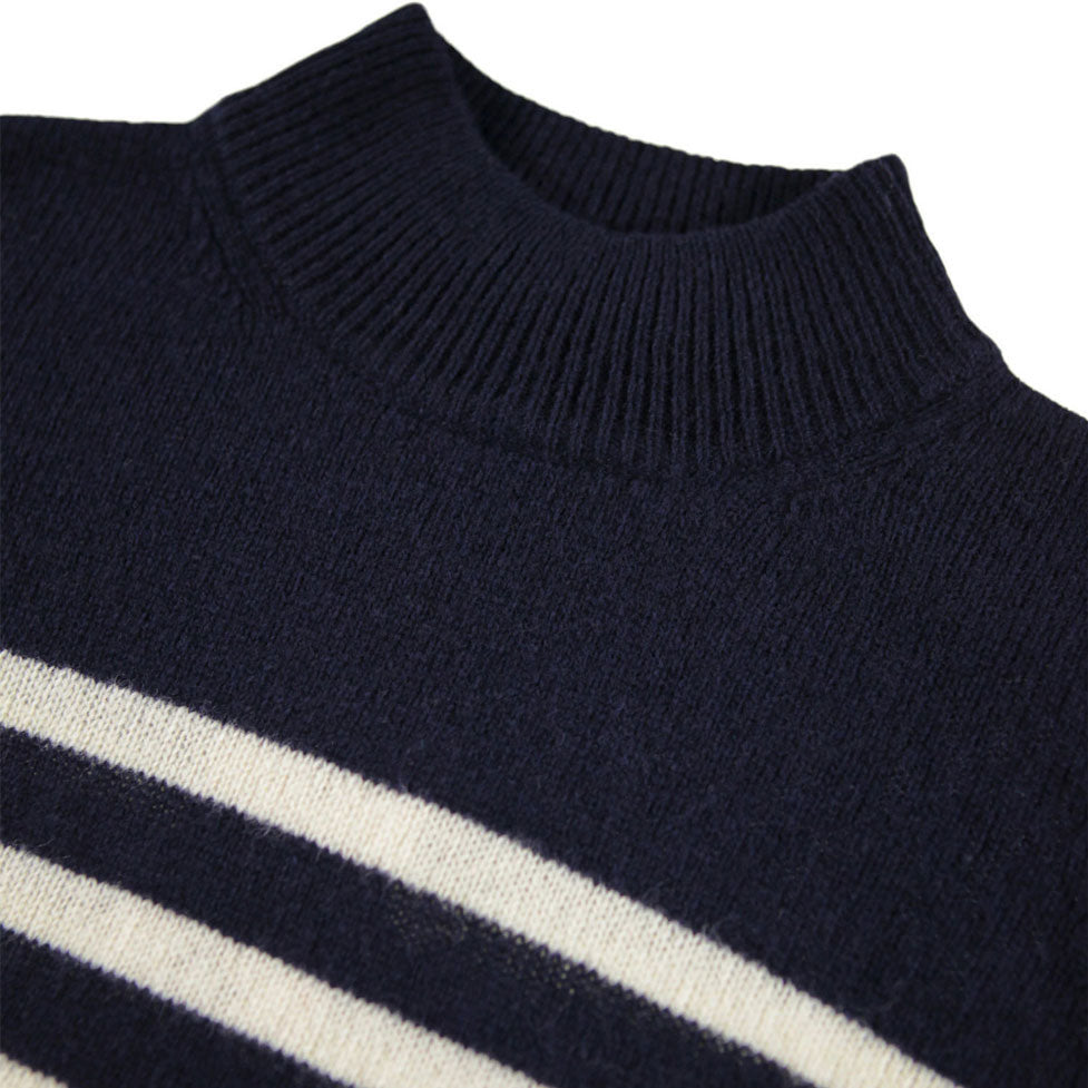 Molo Blue Cream Govina Sweater