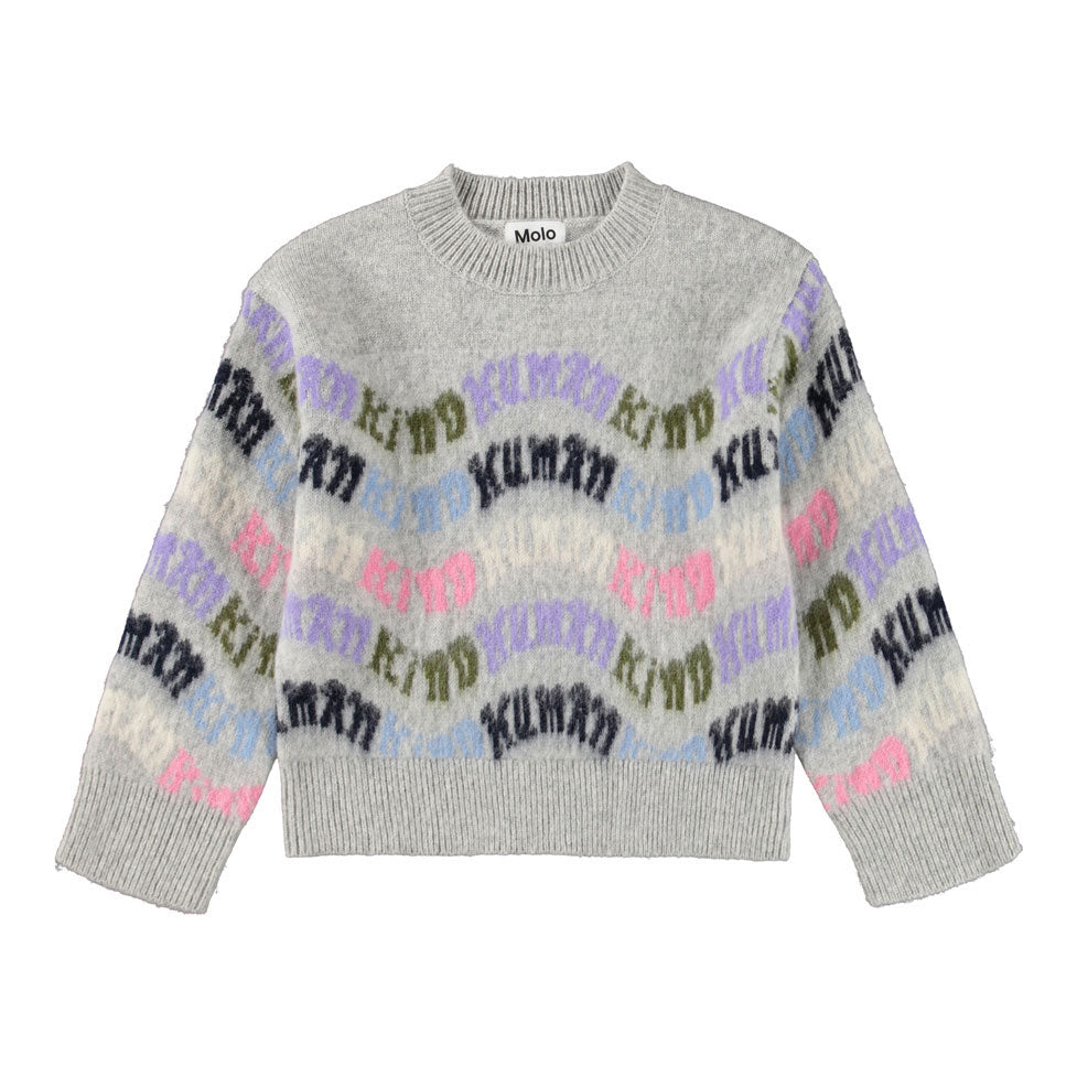 Molo Grey Melange Gayle Sweater