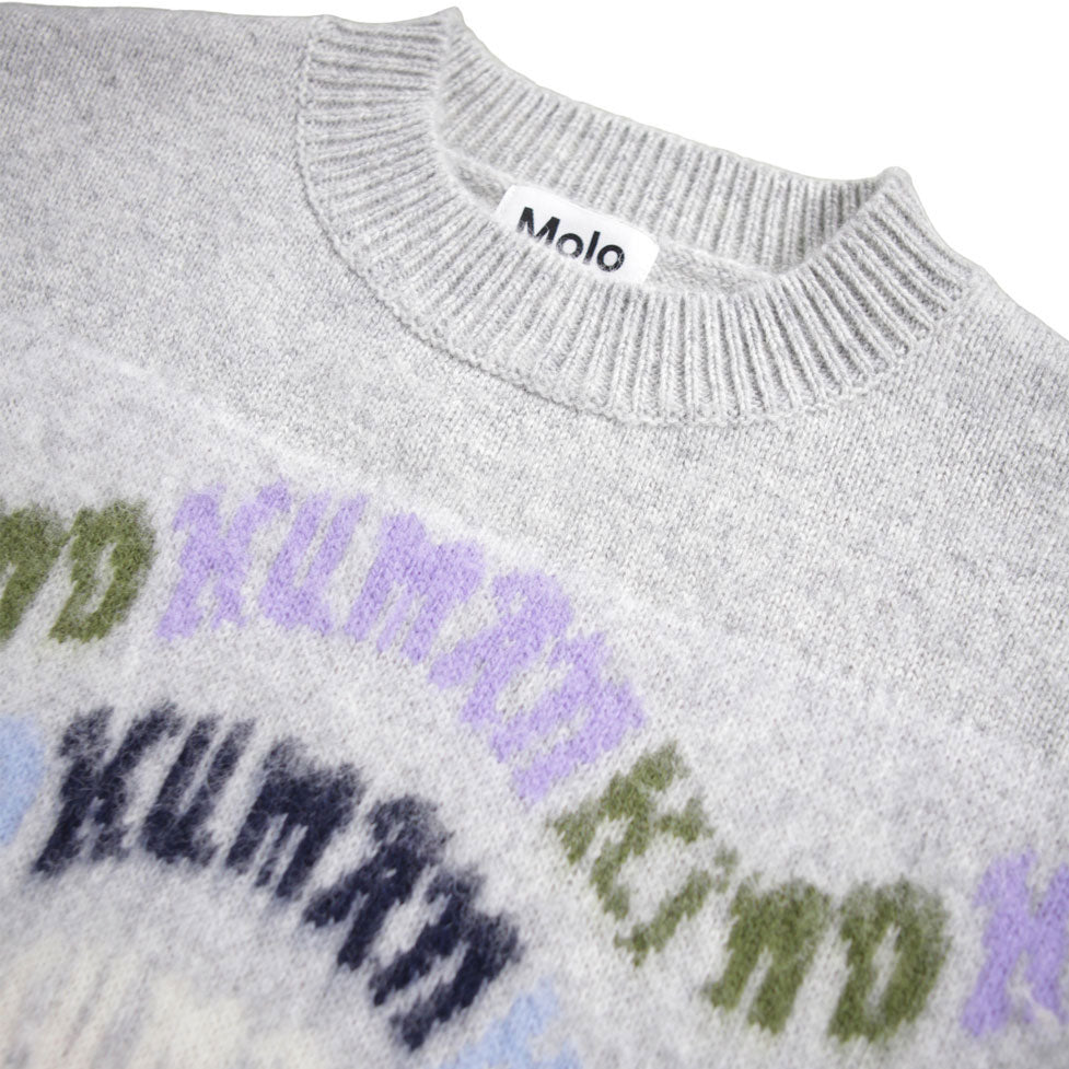 Molo Grey Melange Gayle Sweater