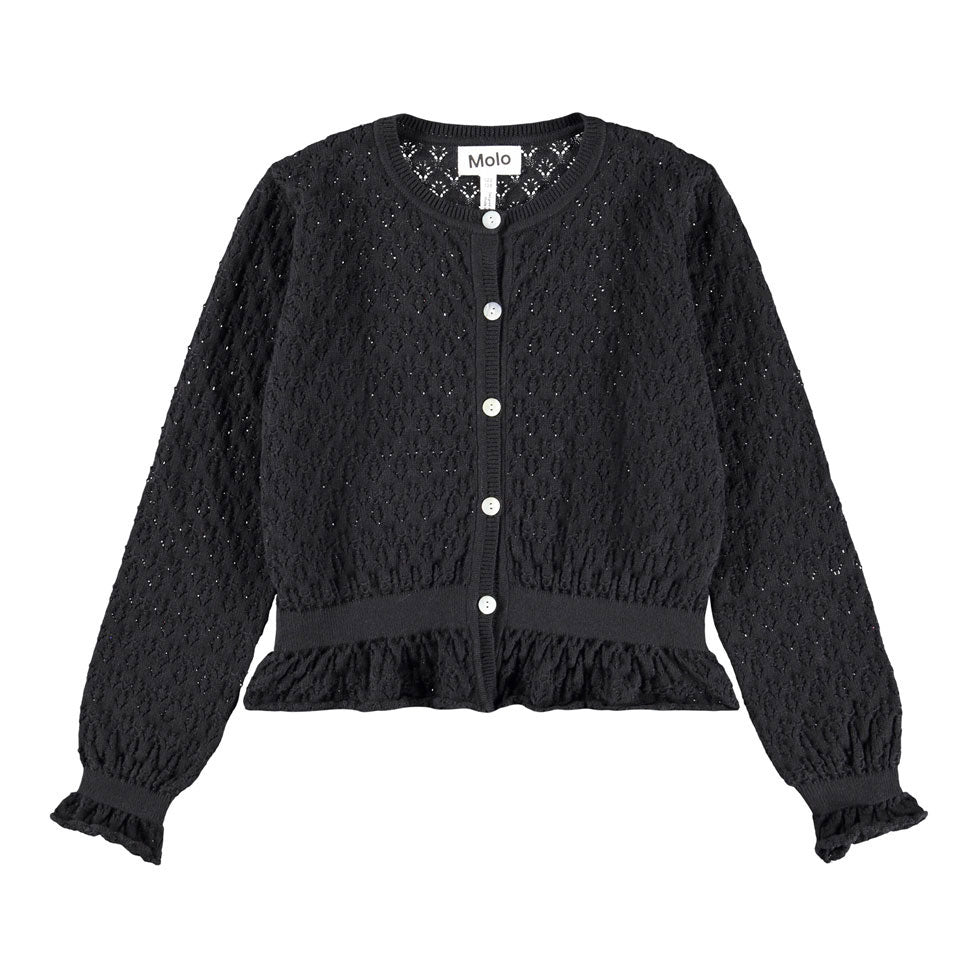 Molo Black Gilda Cardigan