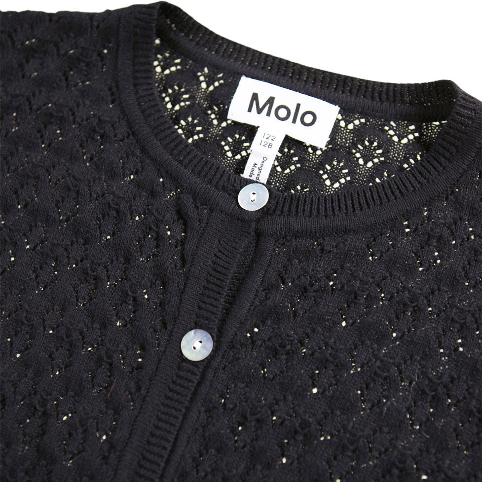 Molo Black Gilda Cardigan