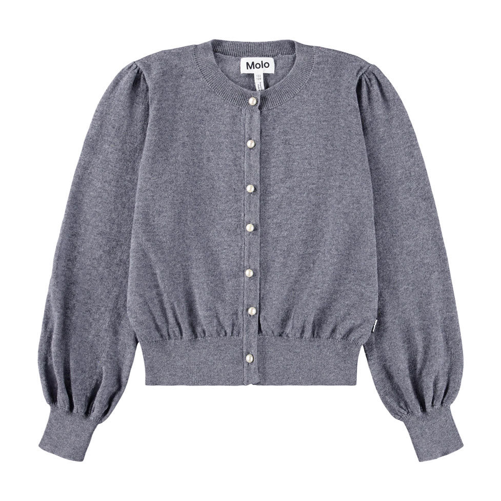 Molo Grey Melange Guinevere Cardigan