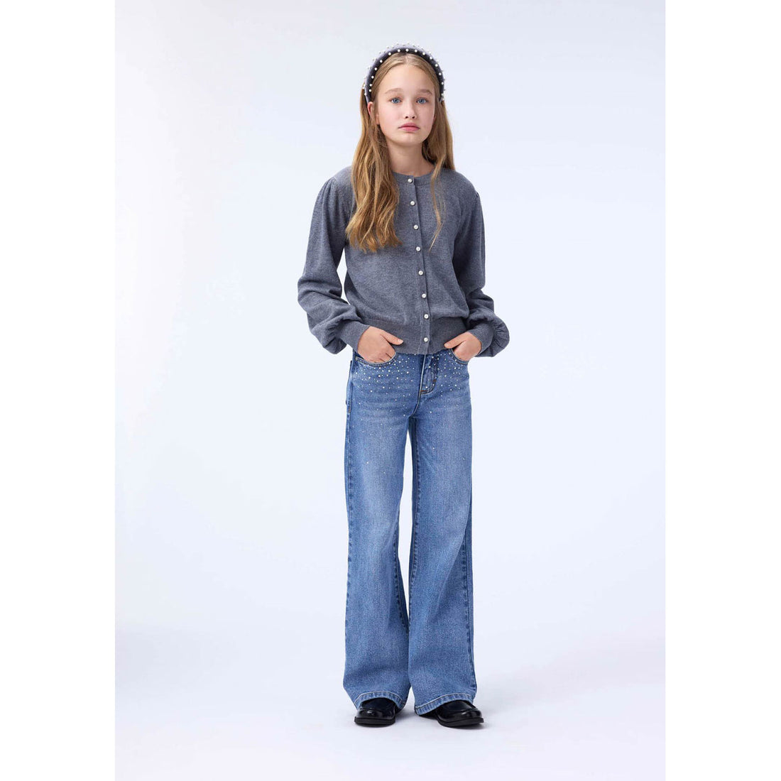 Molo Grey Melange Guinevere Cardigan