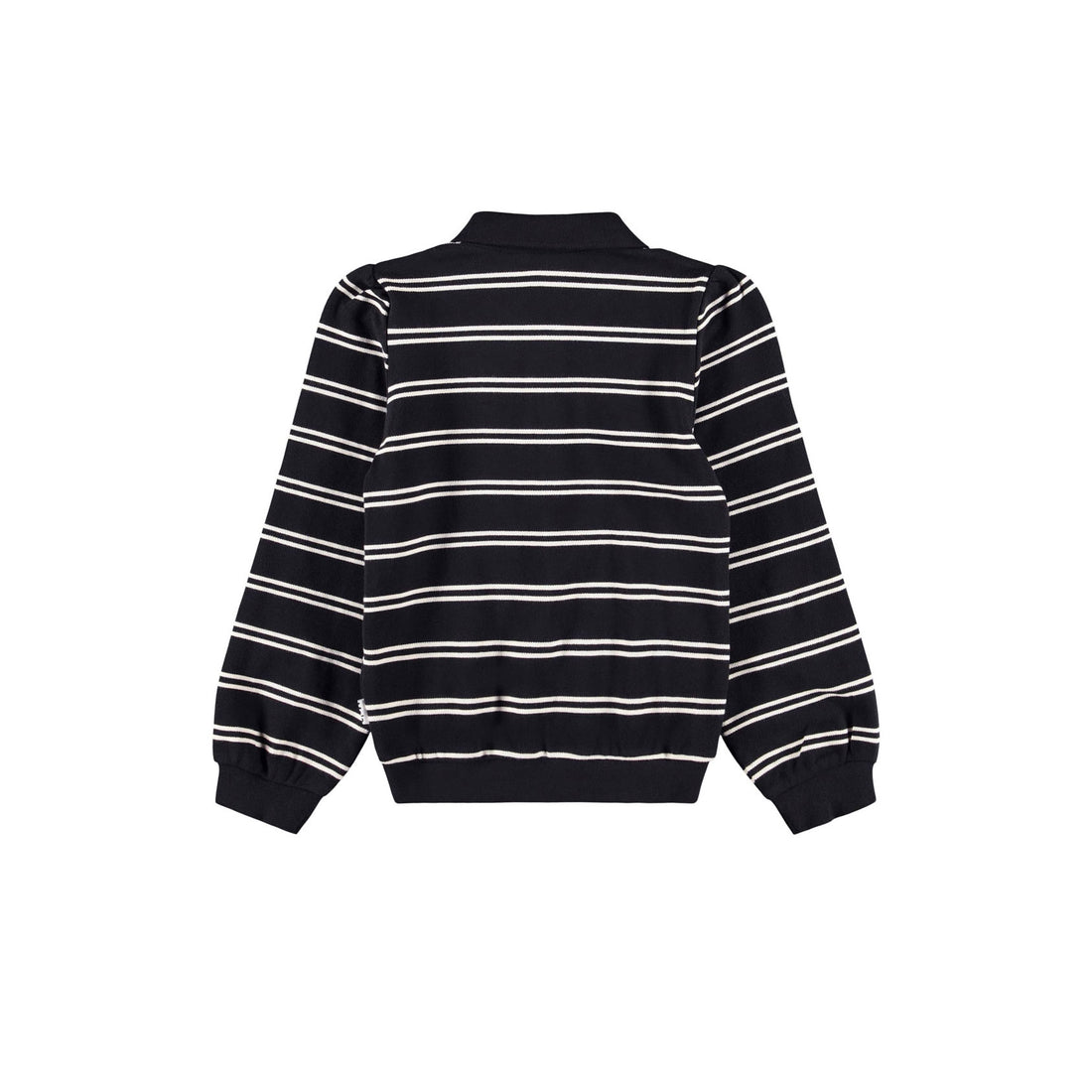 Molo Black Ivory Stripe Ravi Polo