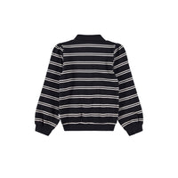 Molo Black Ivory Stripe Ravi Polo