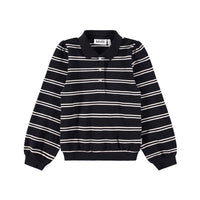 Molo Black Ivory Stripe Ravi Polo