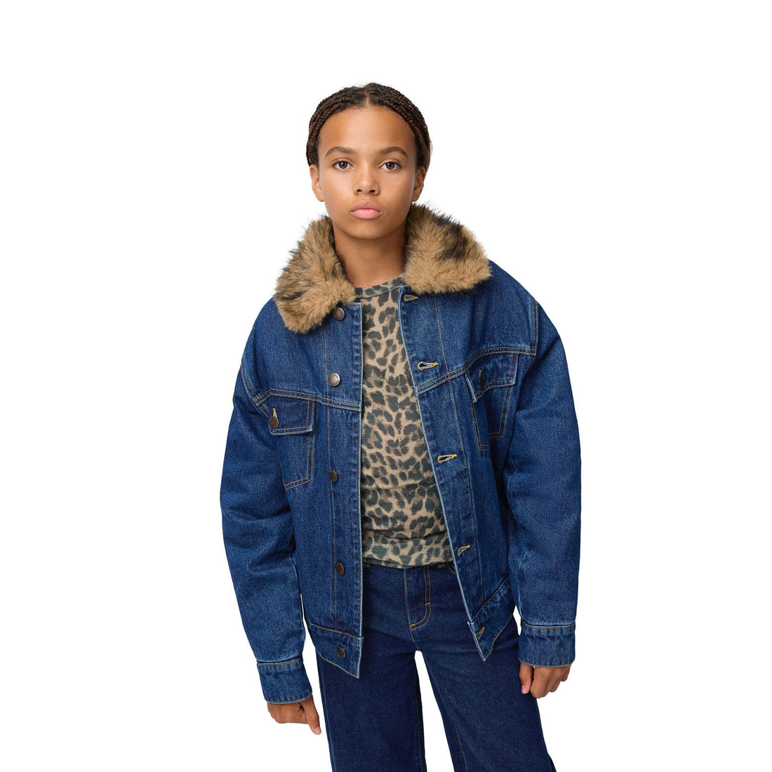 Molo Brushed Leo Rihanna Wool T-Shirt