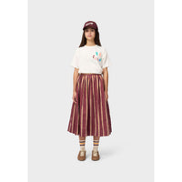 Molo Berry Stripe Birtney Skirt