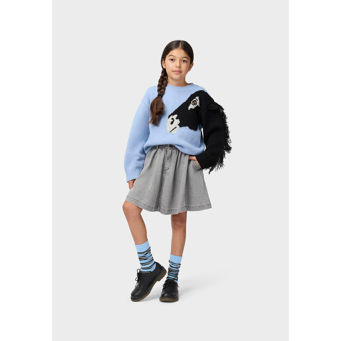 Molo Dappled Grey Beatrix Skirt