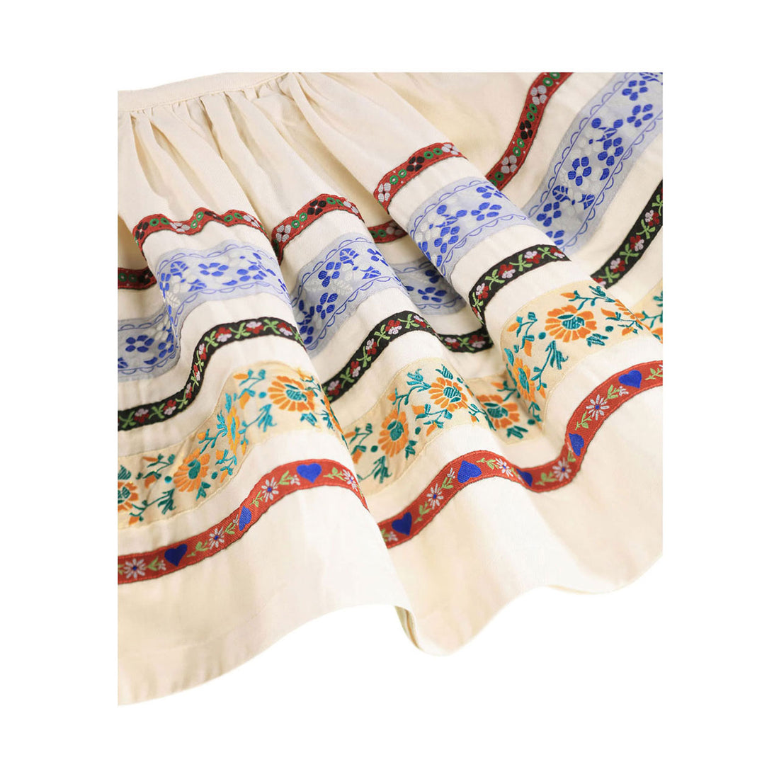 Molo Pearled Ivory Braxie Skirt