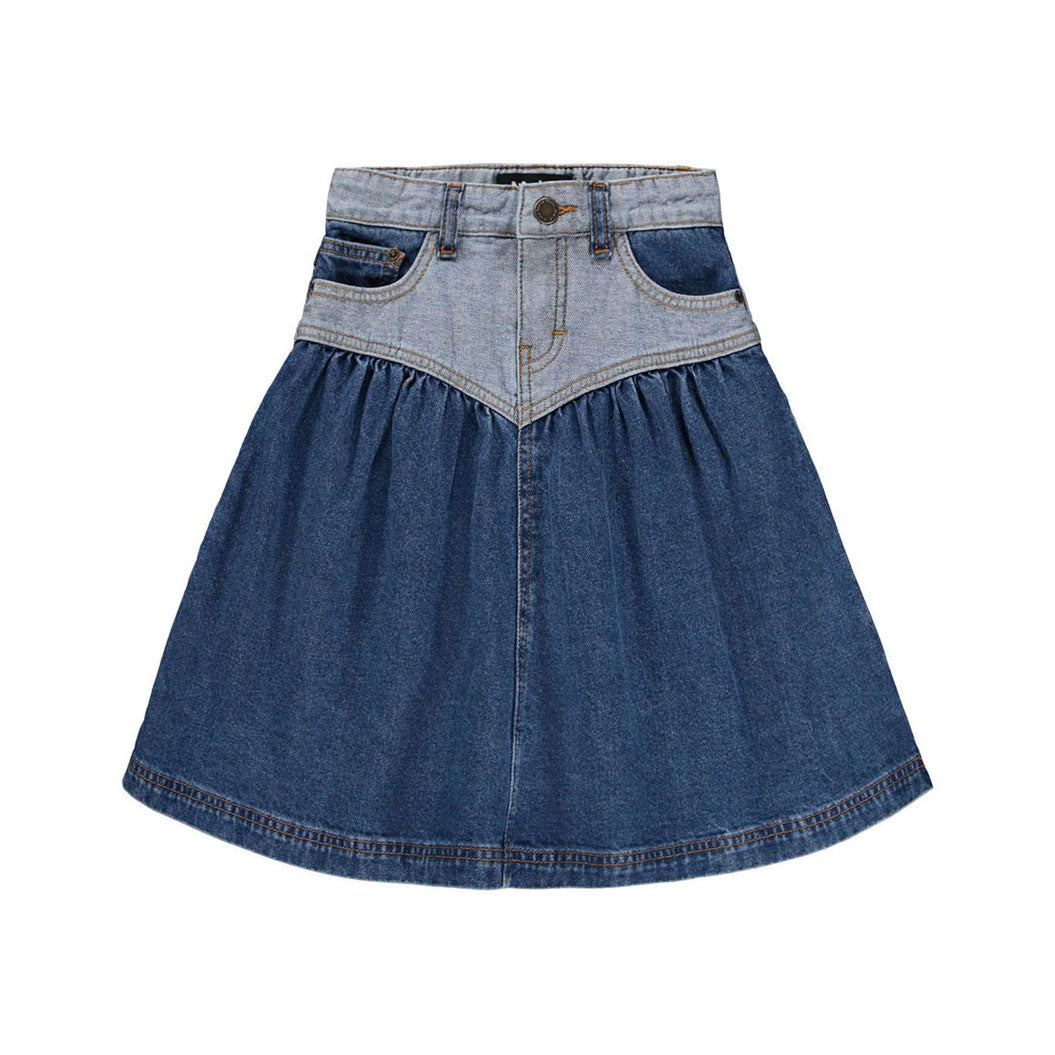 Molo Two Side Denim Becca Skirt