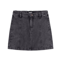 Molo Grey Washed Denim Bellamy Skirt