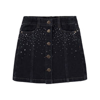 Molo Rhinestone Raw Bera Skirt