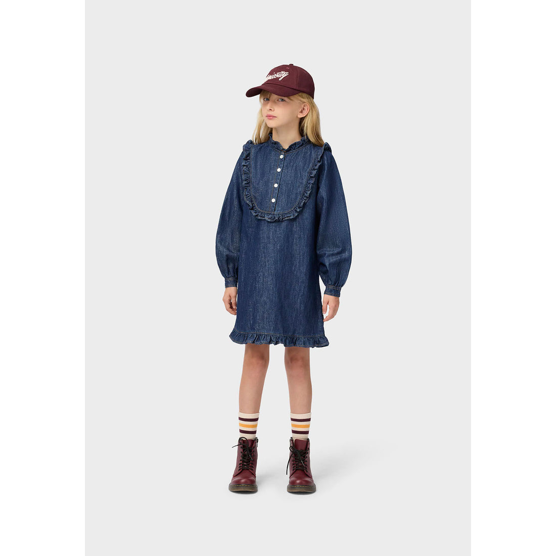Molo Mid Blue Glitter Chaka Dress