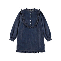 Molo Mid Blue Glitter Chaka Dress