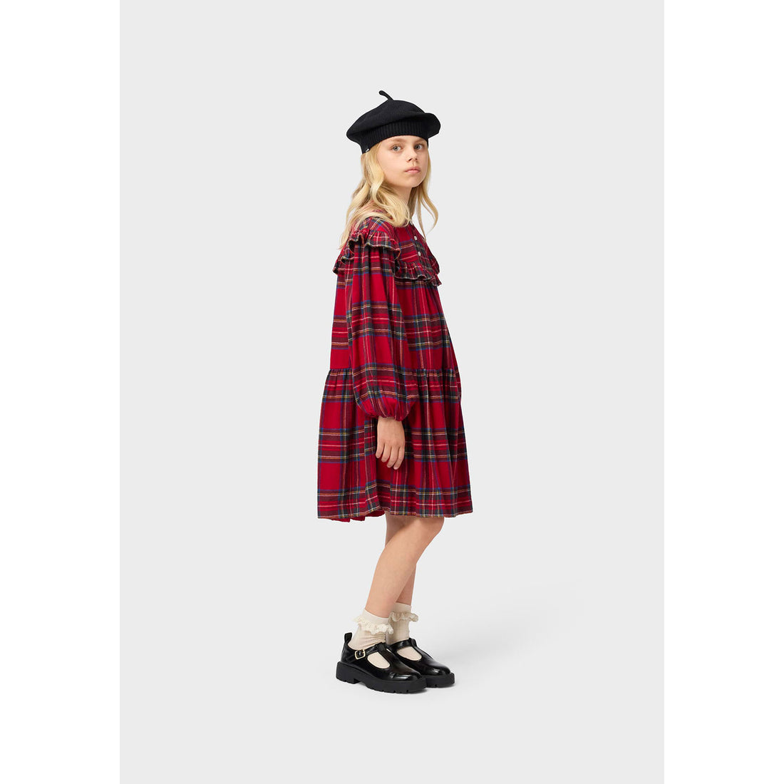 Molo Holiday Check Cibbe Dress