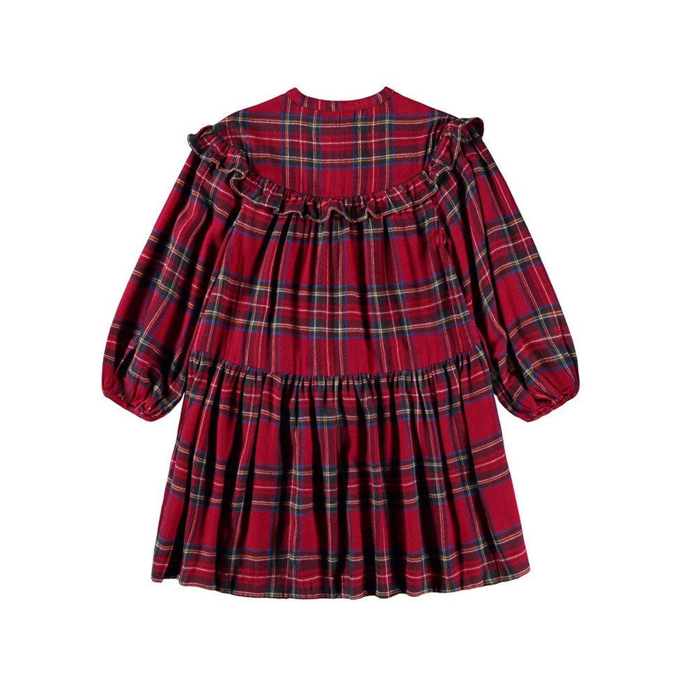 Molo Holiday Check Cibbe Dress
