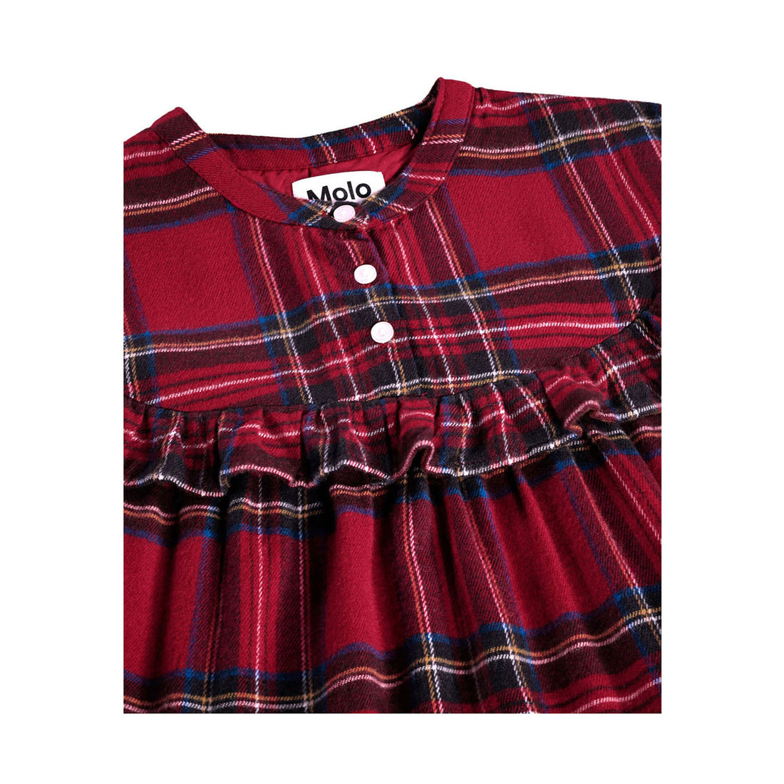 Molo Holiday Check Cibbe Dress