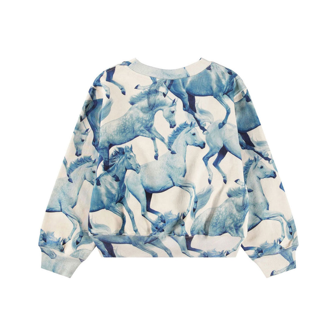 Molo Blau Ponies Marge Sweatshirt