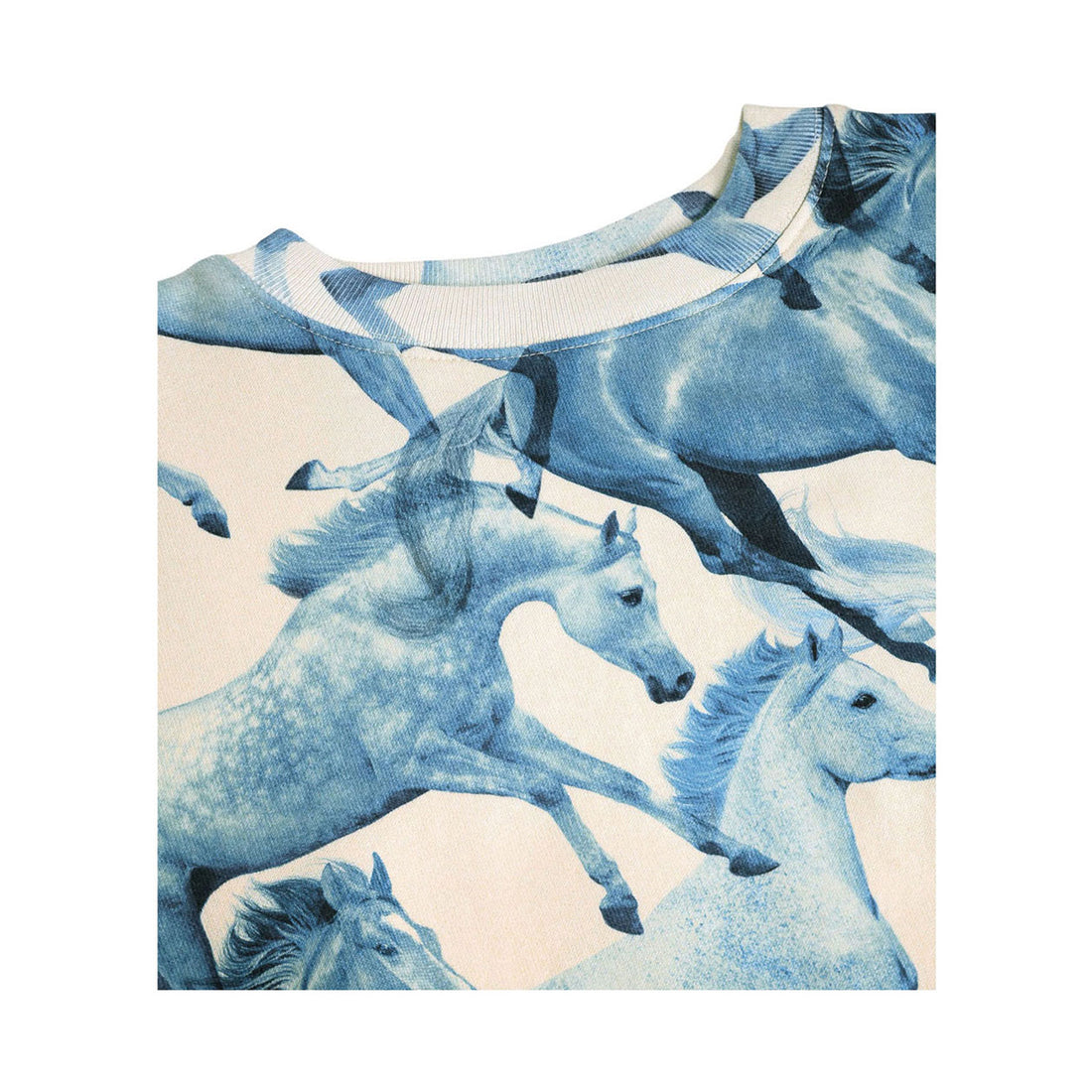 Molo Blau Ponies Marge Sweatshirt