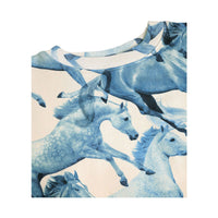 Molo Blau Ponies Marge Sweatshirt