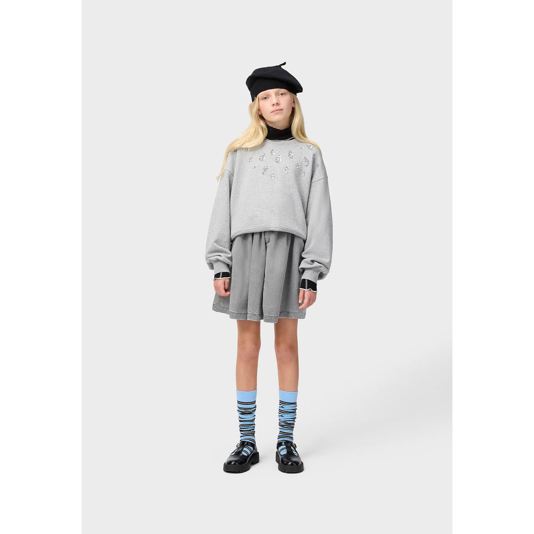 Molo Grey Melange Miki Sweatshirt