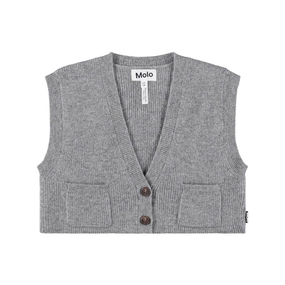 Molo Grey Melange Gianni Vest