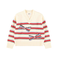 Molo Stripy Bows Gwenda Sweater