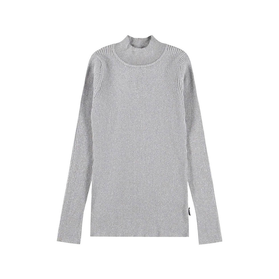 Molo Grey Silver Ginevra Sweater