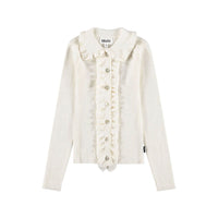 Molo Pearled Ivory Gamora Cardigan