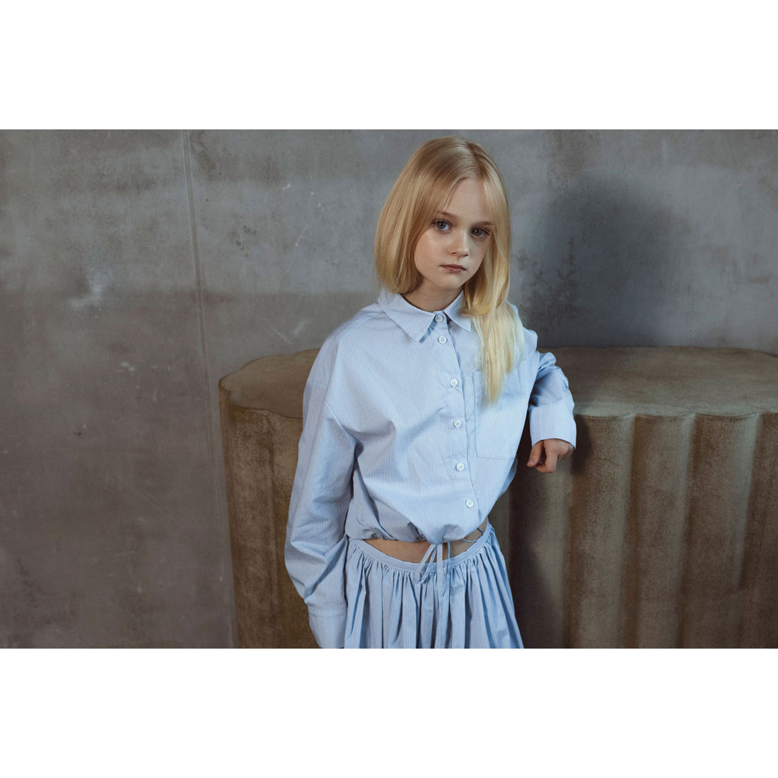 Unlabel Blue/Milk Stripes Shirt