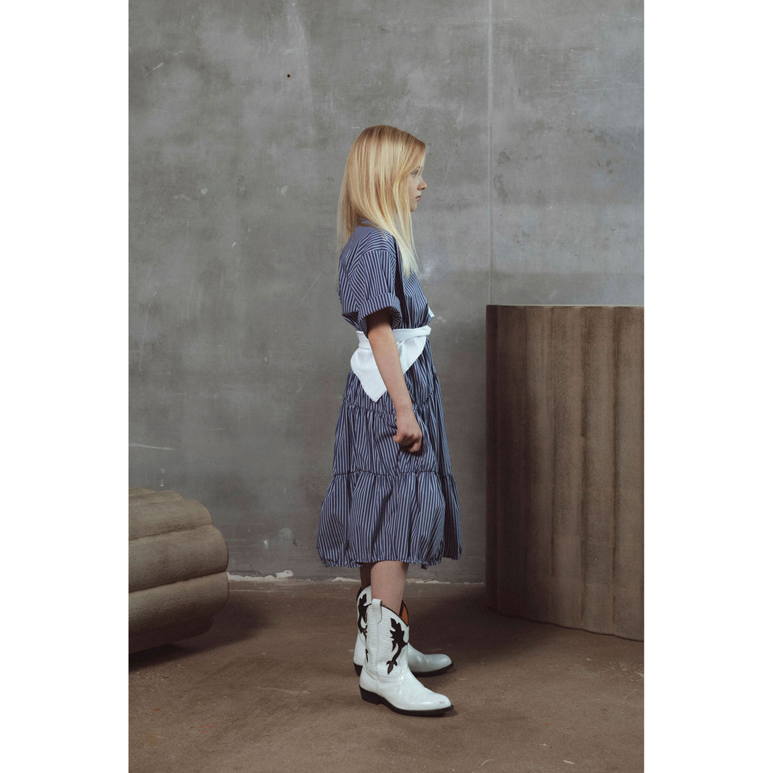 Unlabel Navy Stripes Dress