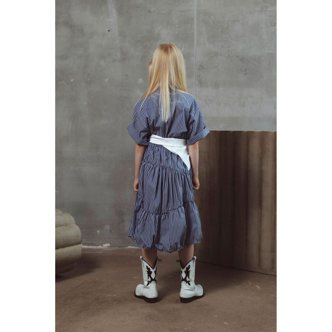 Unlabel Navy Stripes Dress