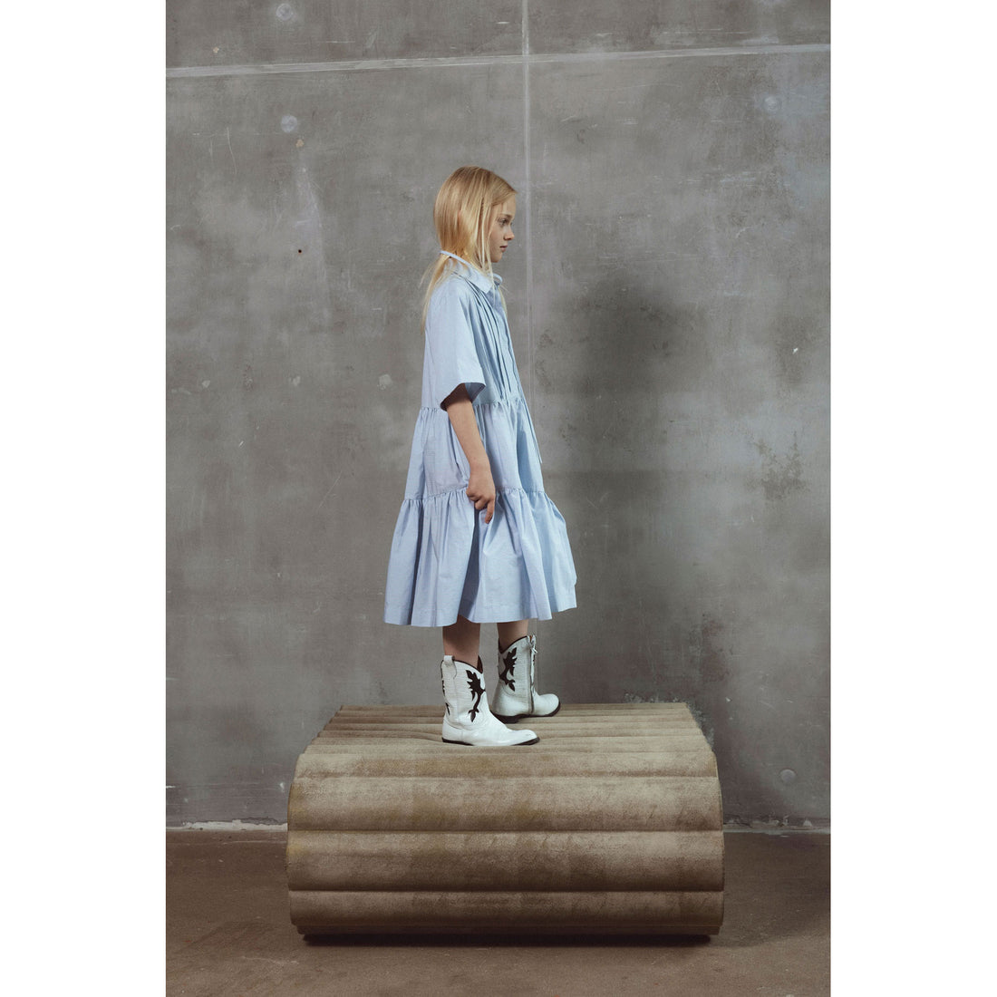 Unlabel Blue/Milk Stripes Dress