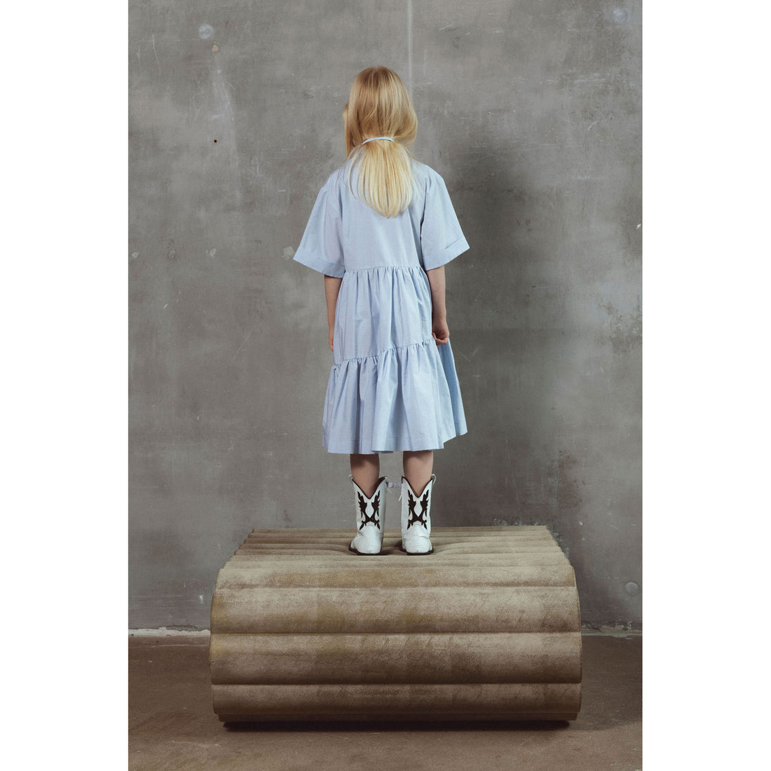 Unlabel Blue/Milk Stripes Dress