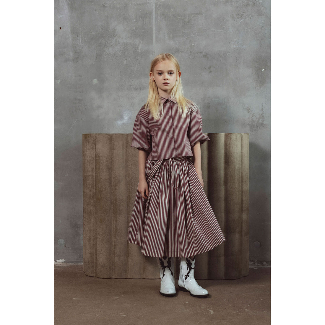 Unlabel Ruby/Milk Stripes Skirt