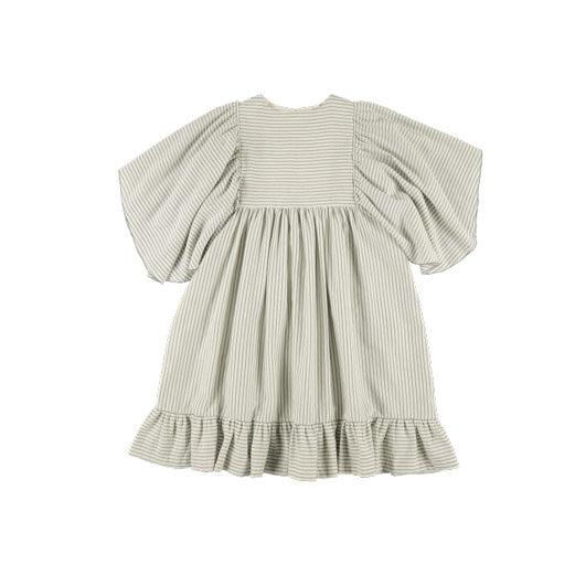 Belle Chiara Green Medium Stripe Butterfly Dress