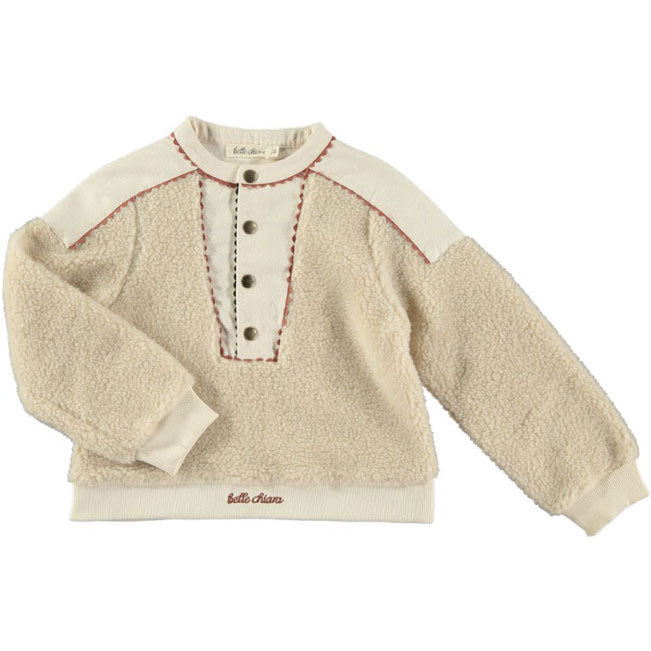 Belle Chiara Ecru Lamb Sweatshirt