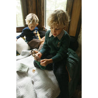 Arza Teal V Neeck Sweater