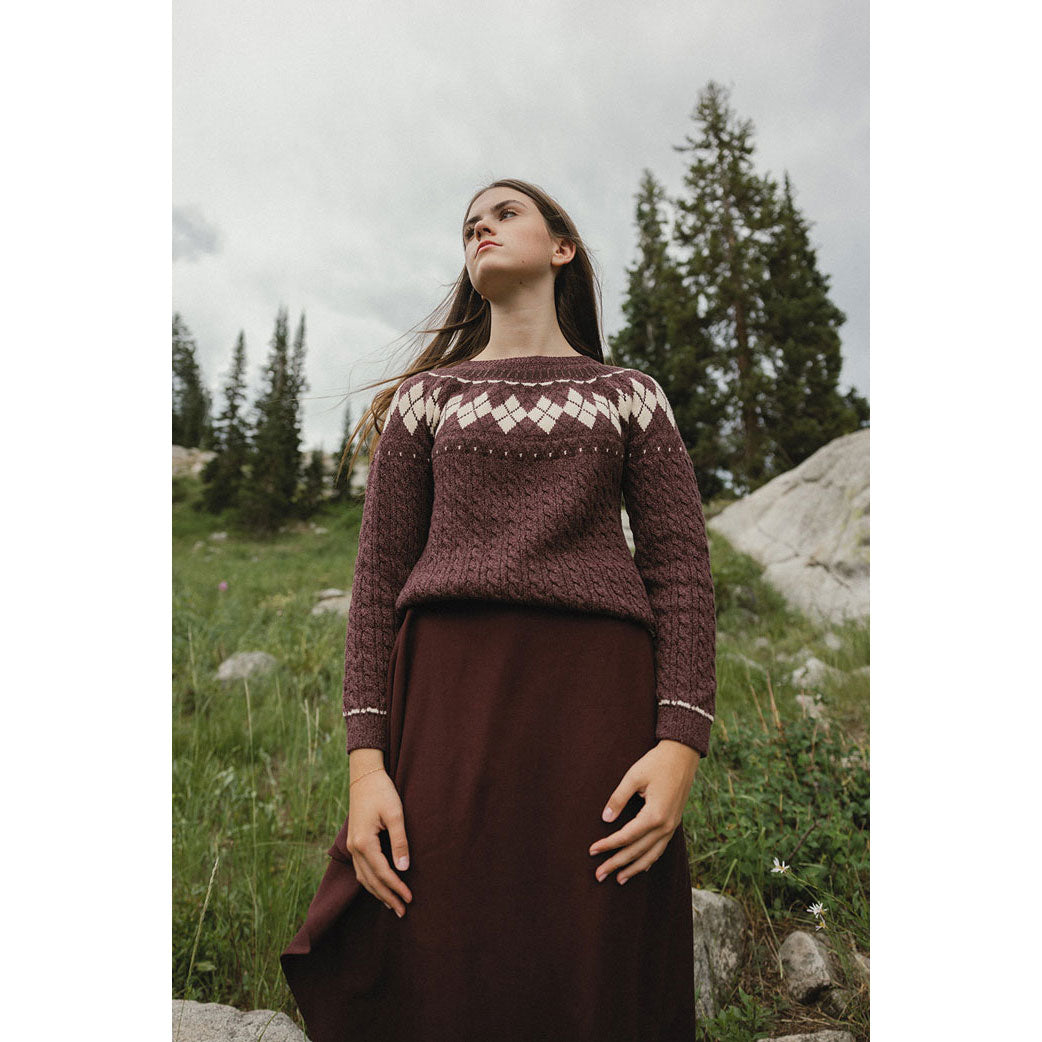 Clubhouse Brown Fairisle Sweater
